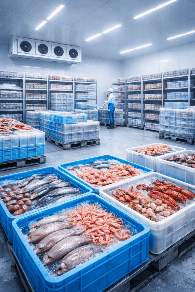 seafood cold storage