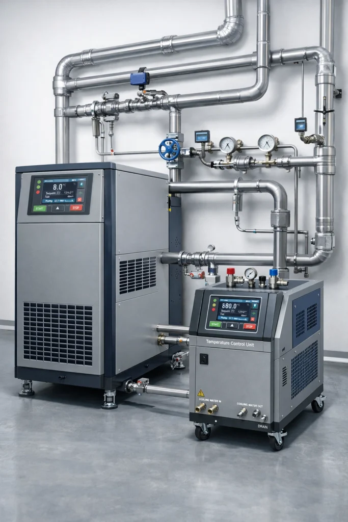 chiller & piping infrastructure