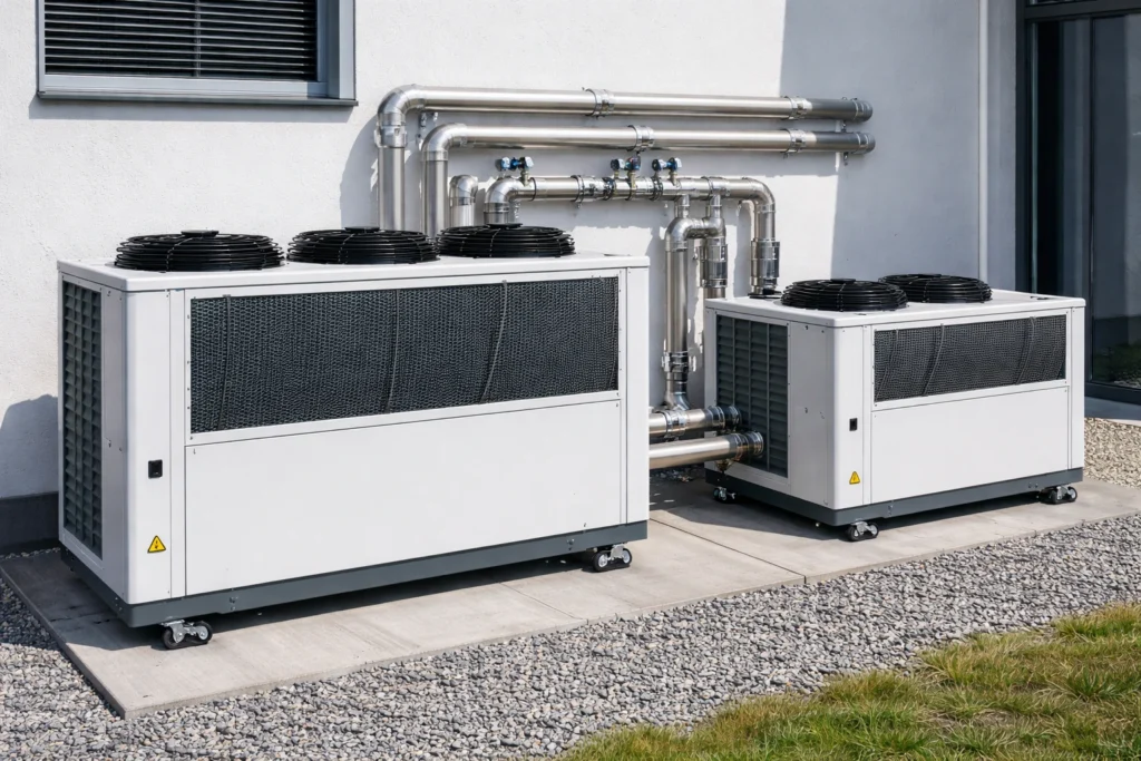outdoor condensing unit installation